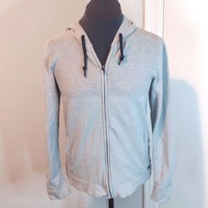 MPG Full Zip Hoodie Gray Size Small